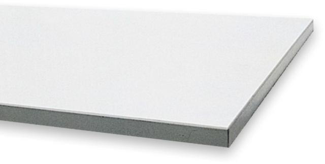 Table d'appoint pour table de montage avec cadre lumineux, largeur x profondeur 2000 x 750 mm, plaque gris clair  ZOOM