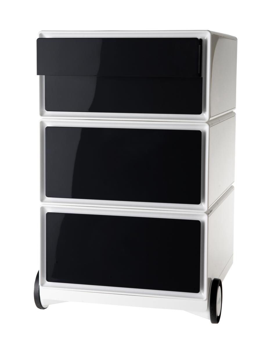 Paperflow Caisson mobile easyBox, 4 tiroir(s), blanc/noir  ZOOM