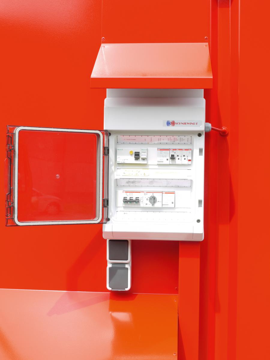 Boîtier d'installation électrique antidéflagrant pour conteneurs pour produits dangereux  ZOOM