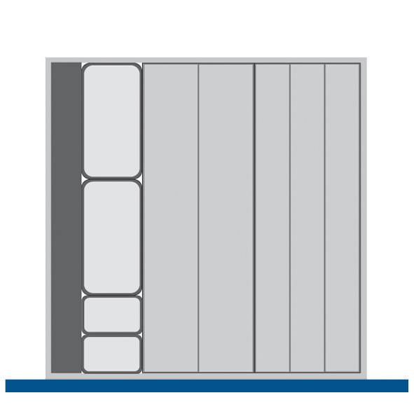 bott Organisateurs compacts cubio pour armoire à tiroirs  ZOOM