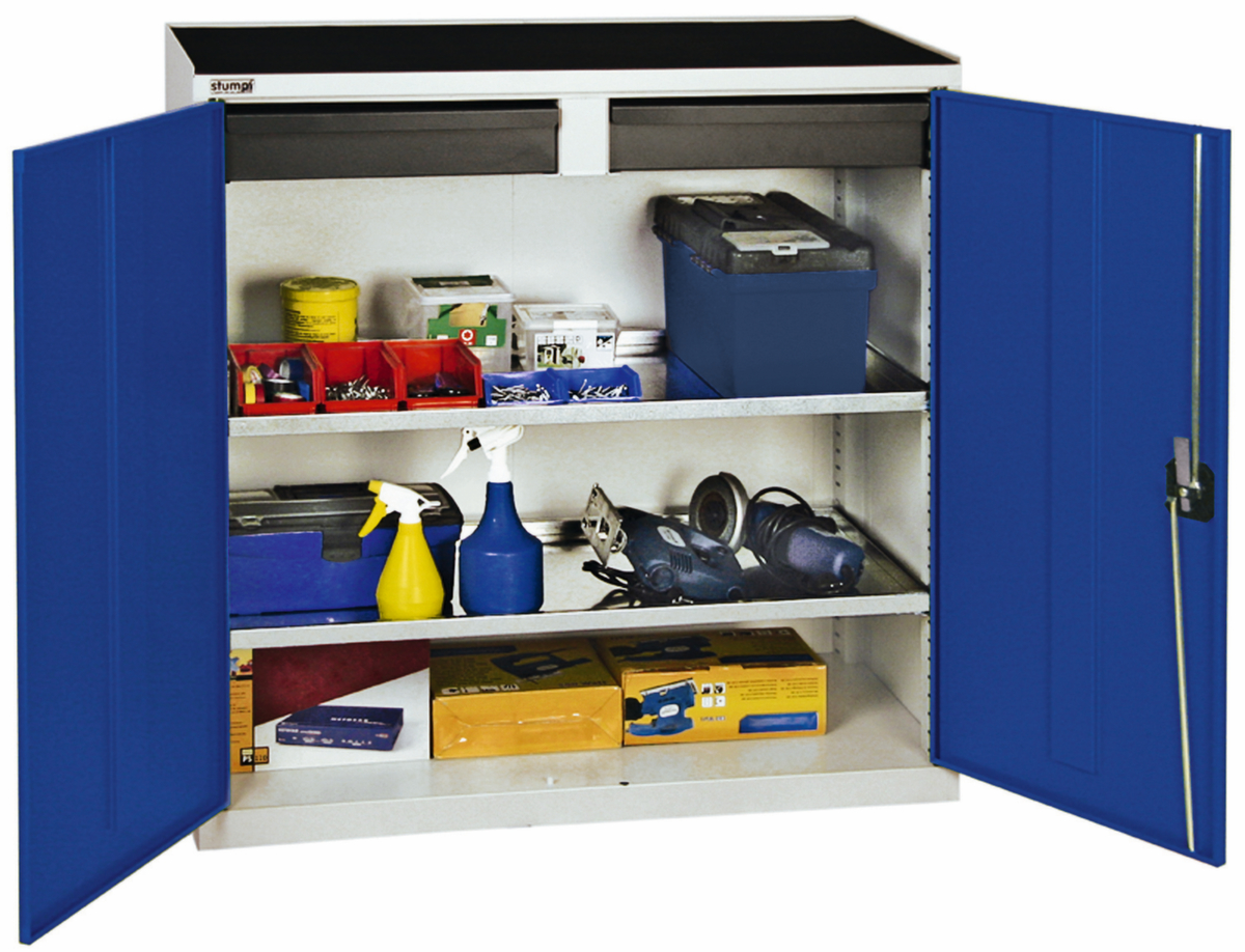 stumpf armoire à outils basse Serie 3000 avec étagères coulissantes + tiroirs, largeur 1000 mm  ZOOM
