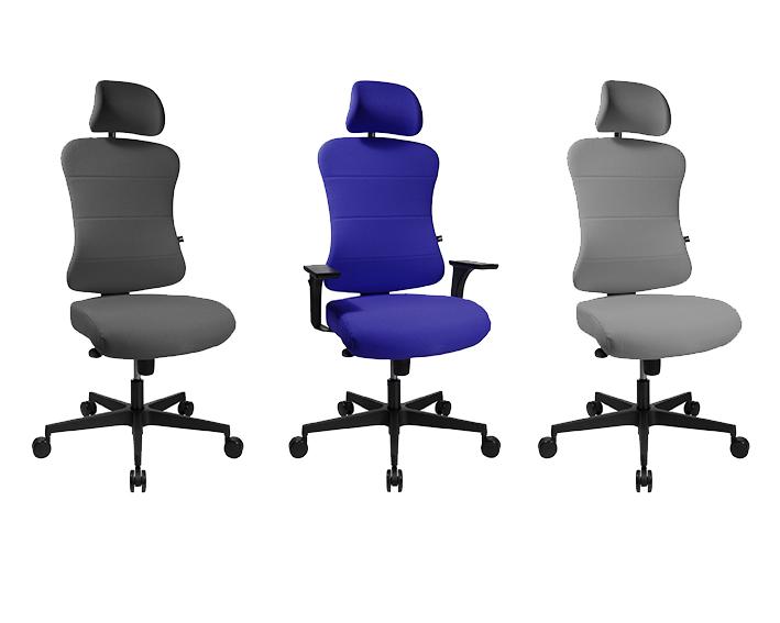 Topstar Chaise de bureau pivotant Art Comfort avec appui-tête  ZOOM