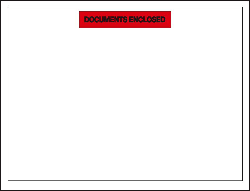 Raja Sac de documents d'accompagnement « Documents enclosed », DIN A4  ZOOM