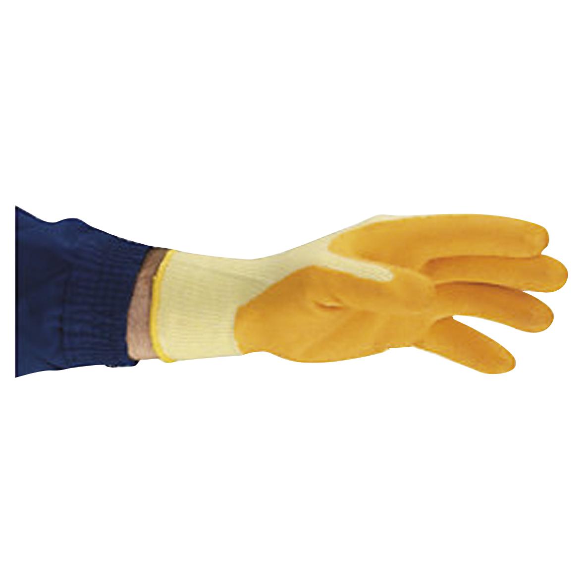 Gant de protection tricotés avec revêtement en latex, polyamide/coton, taille 10