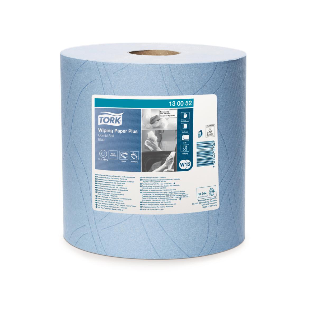 Tork Rouleau de papier d'essuyage polyvalent solide, 750 lingettes, Tissue