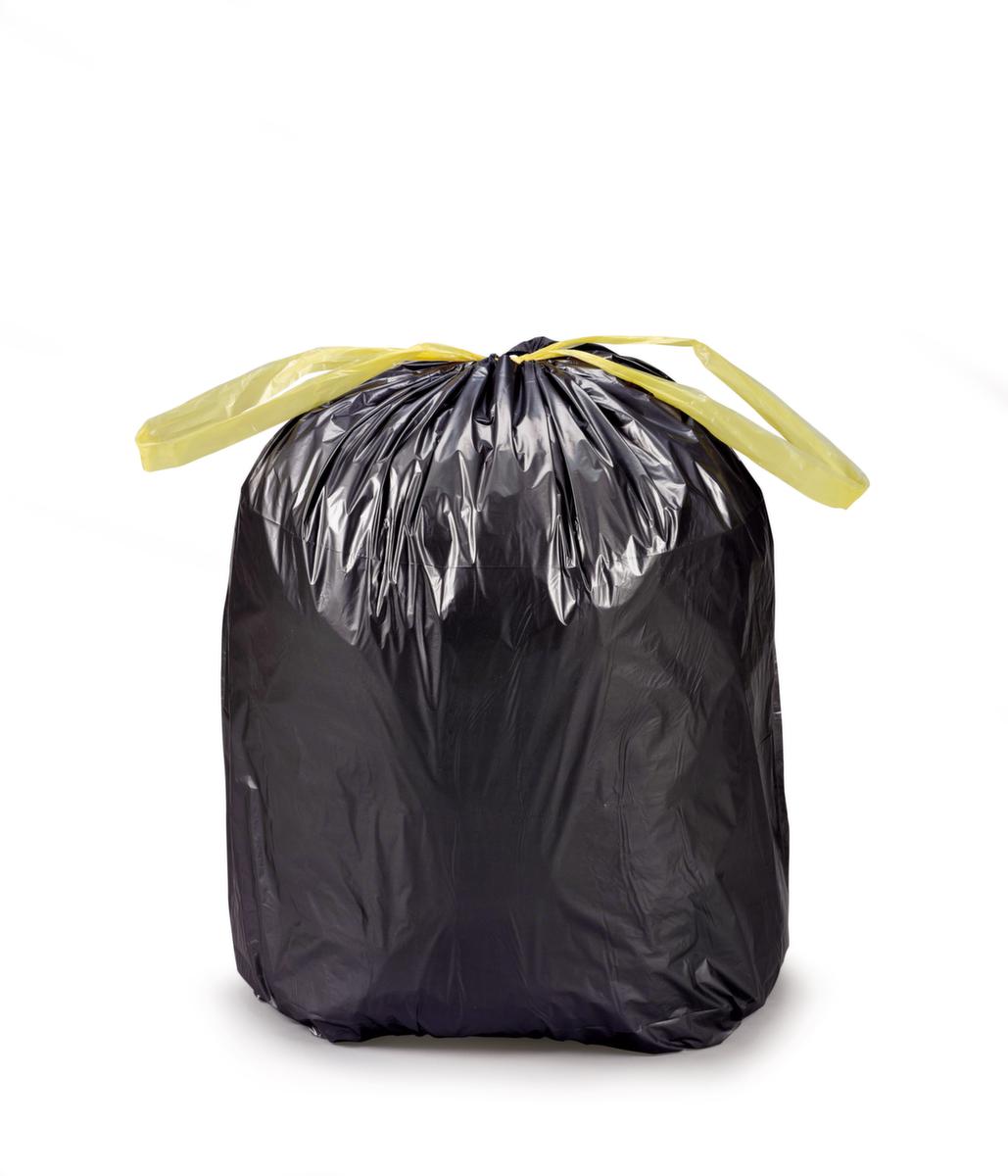 Raja Sac poubelle avec ruban de fermeture, 60 l, noir  ZOOM