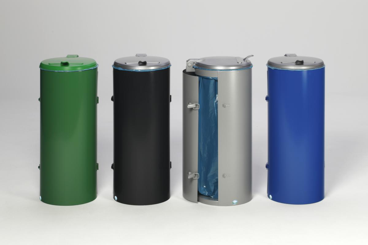 VAR Collecteur de déchets Kompakt Junior, 120 l, RAL6001 vert émeraude  ZOOM