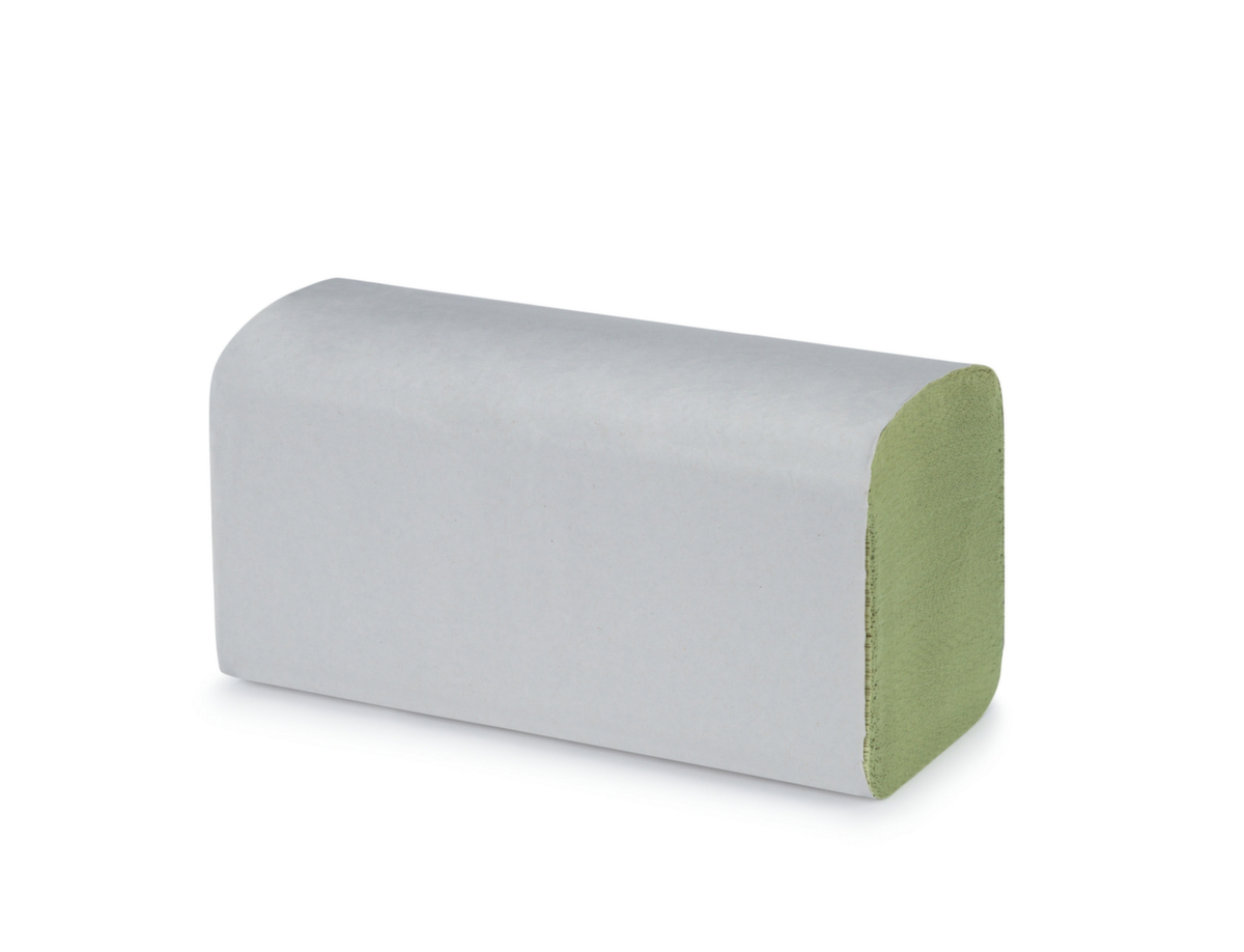 Essuie-mains en papier Eco en papier-serviette avec feuillure V, cellulose  ZOOM