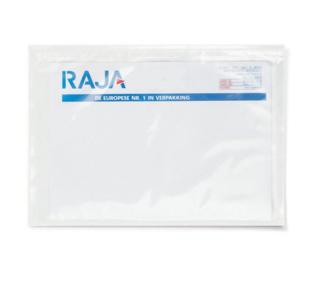 Raja Sac en papier d'accompagnement en mini-paquet blanc, DIN long