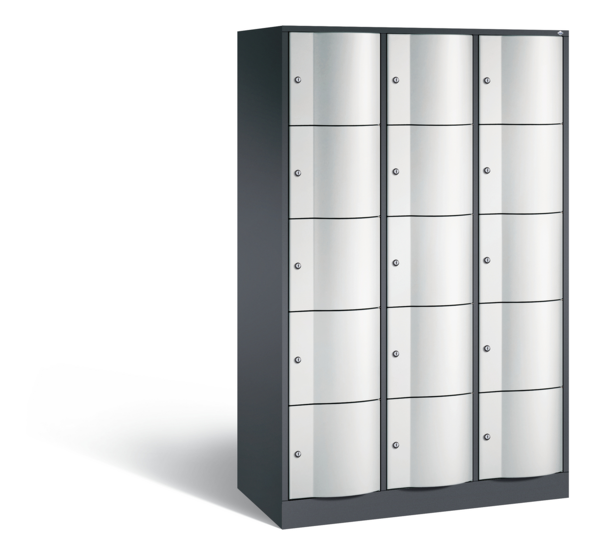 C+P armoire multicases Resisto, 15 compartiments  ZOOM