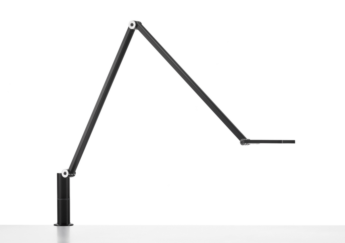 Novus lampe de bureau à DEL avec variateur Attenzia Task, lumière blanc chaud, noir  ZOOM