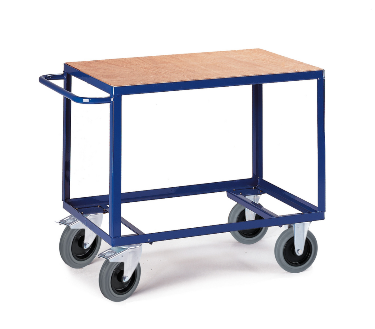 Rollcart Chariot de table avec 1 étagère ouverte 1200x800 mm, force 600 kg, 2 plateaux  ZOOM