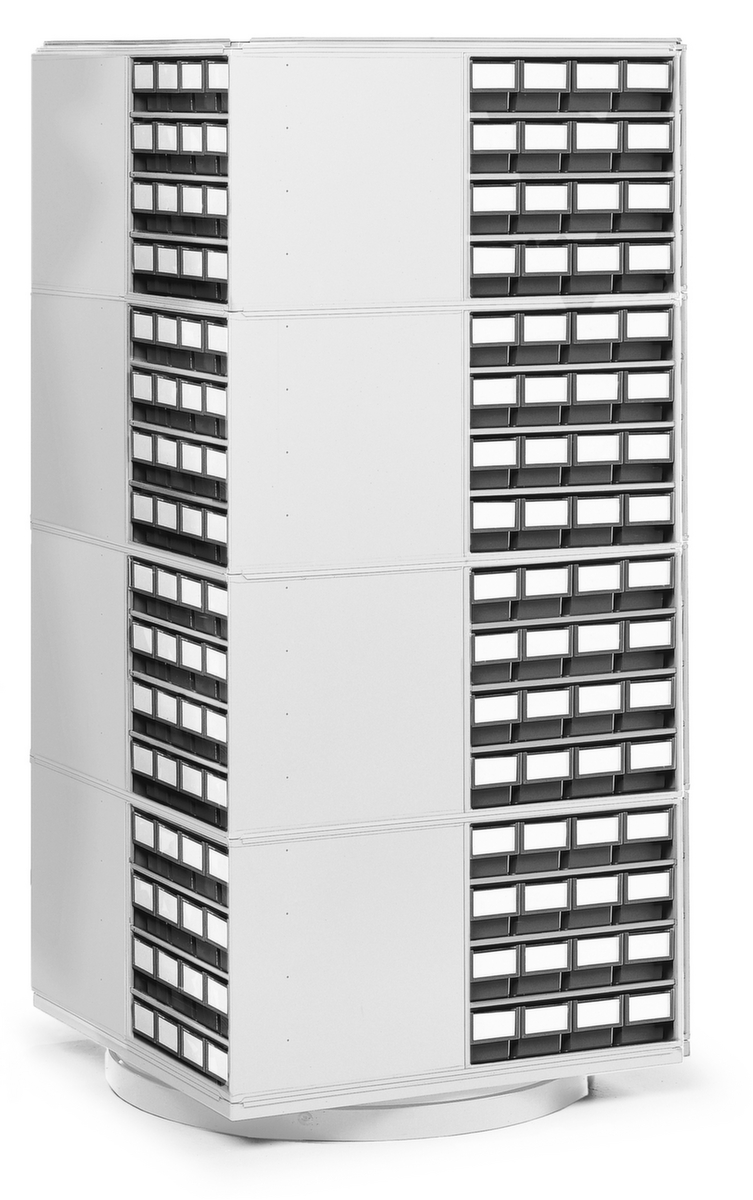 Treston bloc à tiroirs ESD, 8 tiroir(s), gris/noir  ZOOM