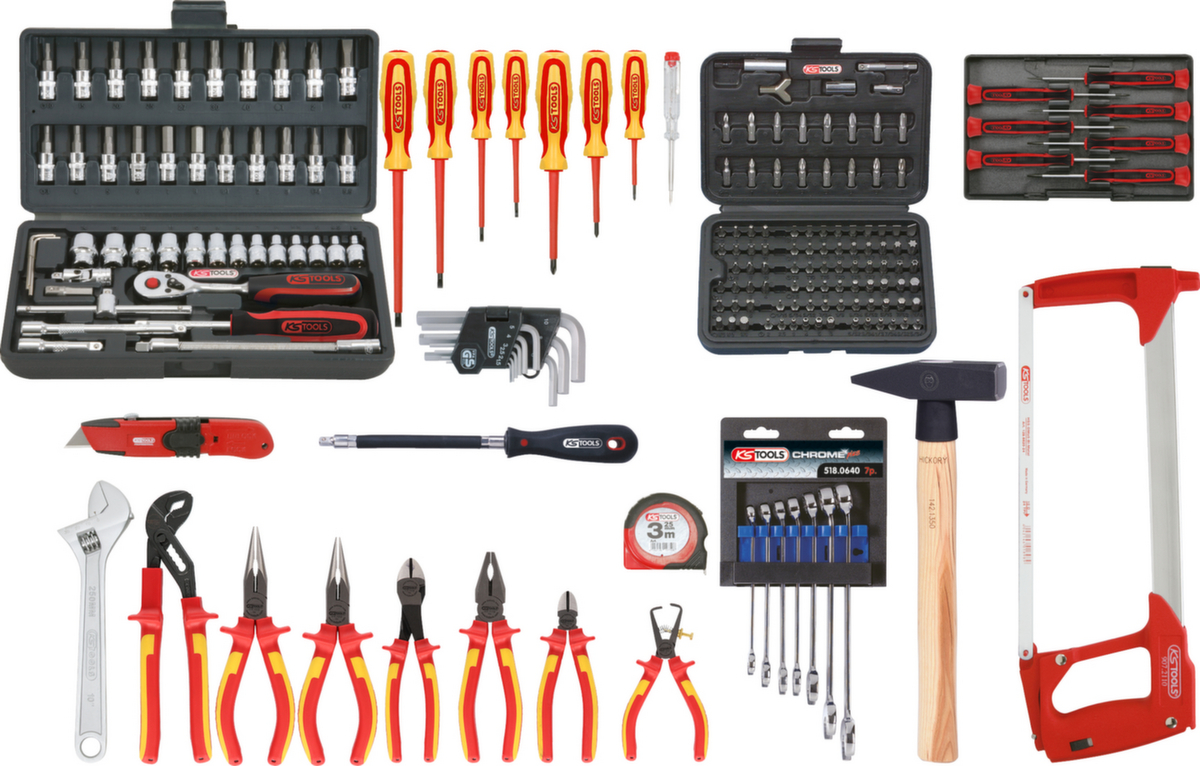 KS Tools Mallette d'outils d'électricien Premium Max