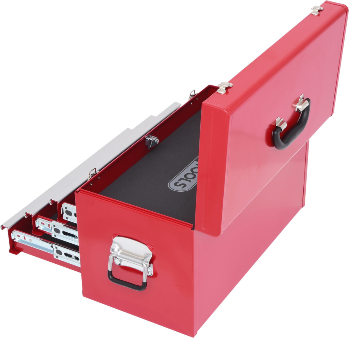 KS Tools Coffre à outils avec 3 tiroirs-rouge  ZOOM