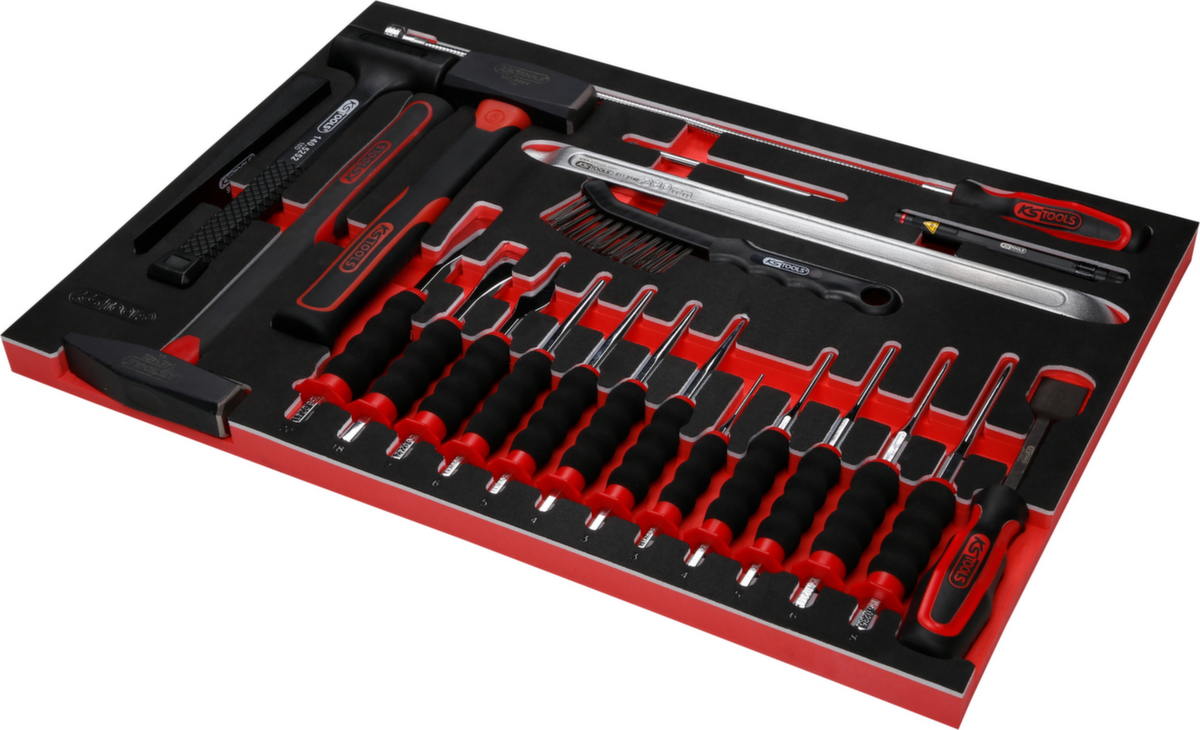 KS Tools Jeu de chariots d'atelier Performanceplus P10 avec 397 outils pour 7 tiroirs  ZOOM