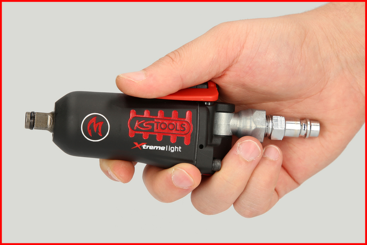 KS Tools Mini clé à chocs pneumatique 3/8" MONSTER Xtremelight avec bascule d'inversion  ZOOM