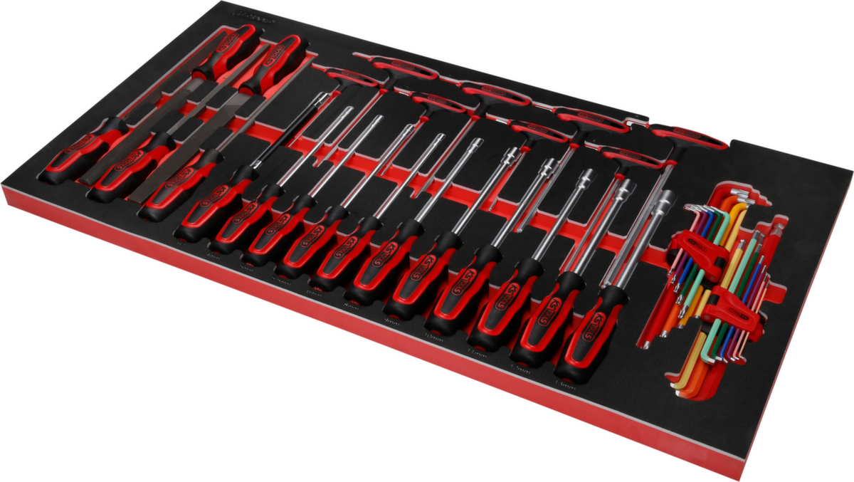 KS Tools Jeu de chariots d'atelier Performanceplus P25 avec 564 outils pour 8 tiroirs  ZOOM