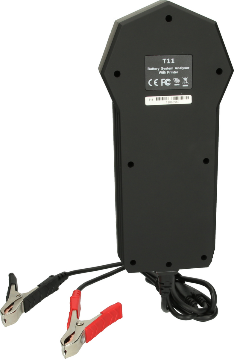 KS Tools Testeur numérique de batteries et de systèmes de charge 12V / 24V avec imprimante intégrée  ZOOM