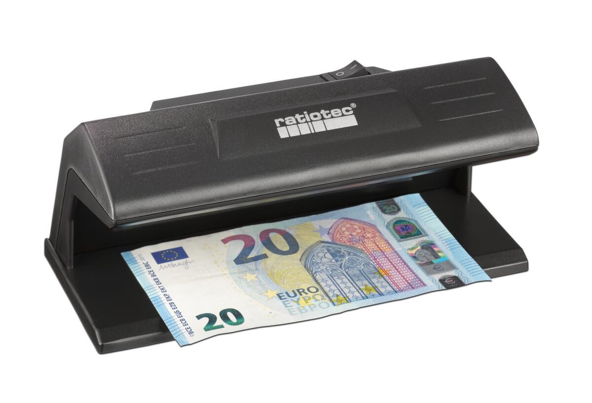 ratiotec Valideur de billets Soldi 120 UV-LED,pour toutes les monnaies  ZOOM