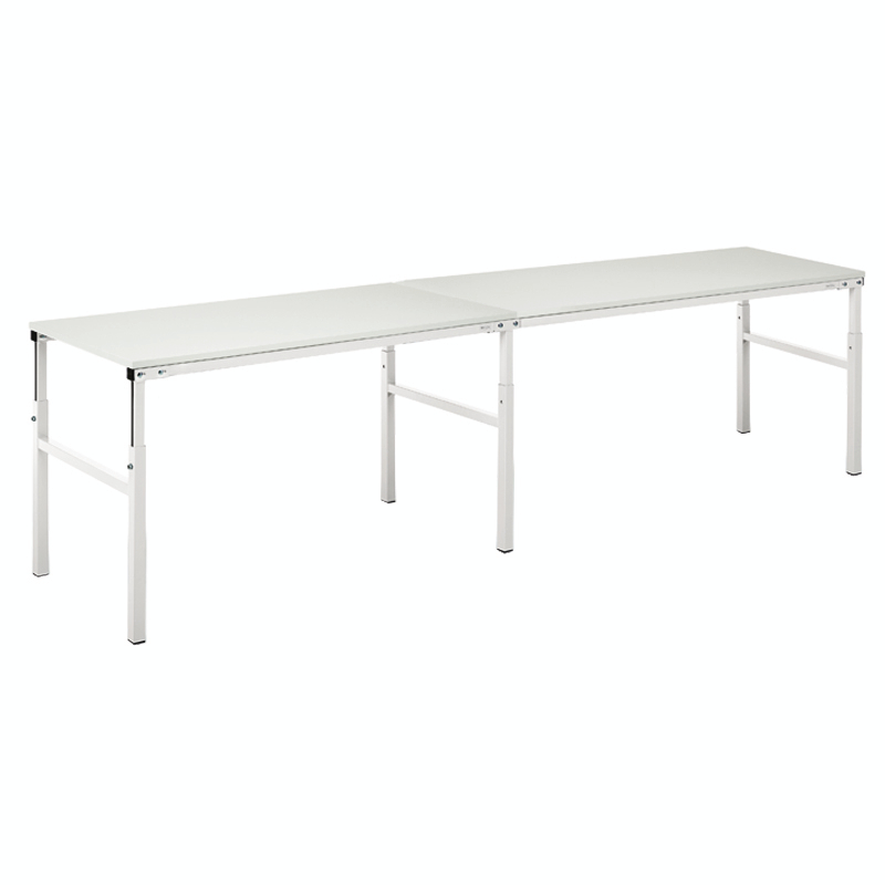 Treston Table de rallonge, largeur x profondeur 1800 x 900 mm, plaque gris clair  ZOOM