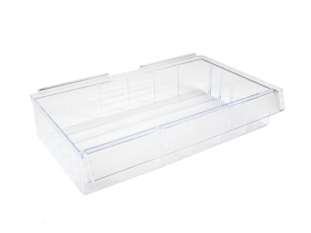 Treston bloc à tiroirs transparents, 8 tiroir(s), gris anthracite/transparent  ZOOM