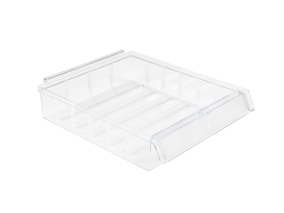 Treston bloc à tiroirs transparents, 12 tiroir(s), gris anthracite/transparent  ZOOM