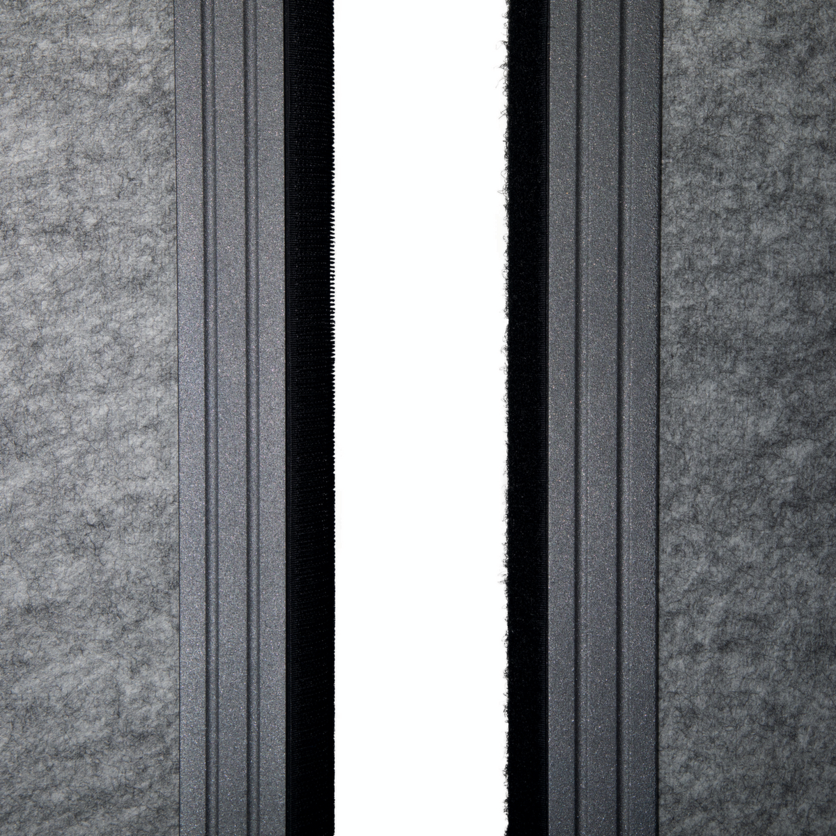 MAUL Tableau à cloison démontable MAULconnecto, hauteur x largeur 1800 x 1000 mm, paroi gris foncé  ZOOM