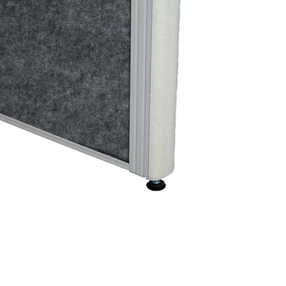 MAUL Tableau à cloison démontable MAULconnecto, hauteur x largeur 1800 x 1000 mm, paroi gris clair/gris foncé  ZOOM