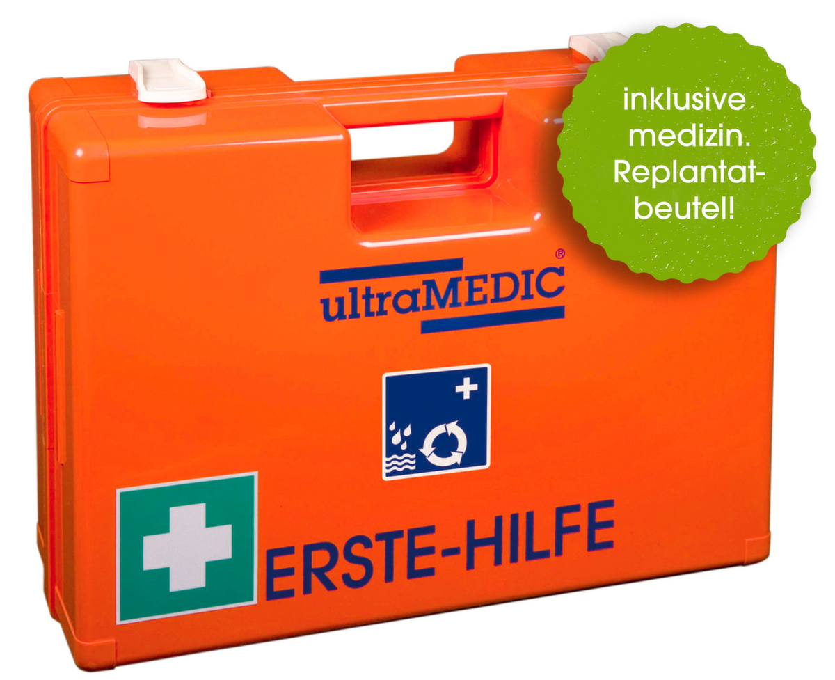 ultraMEDIC Mallette de premiers secours avec remplissage spécifique au secteur, calage selon DIN 13157  ZOOM