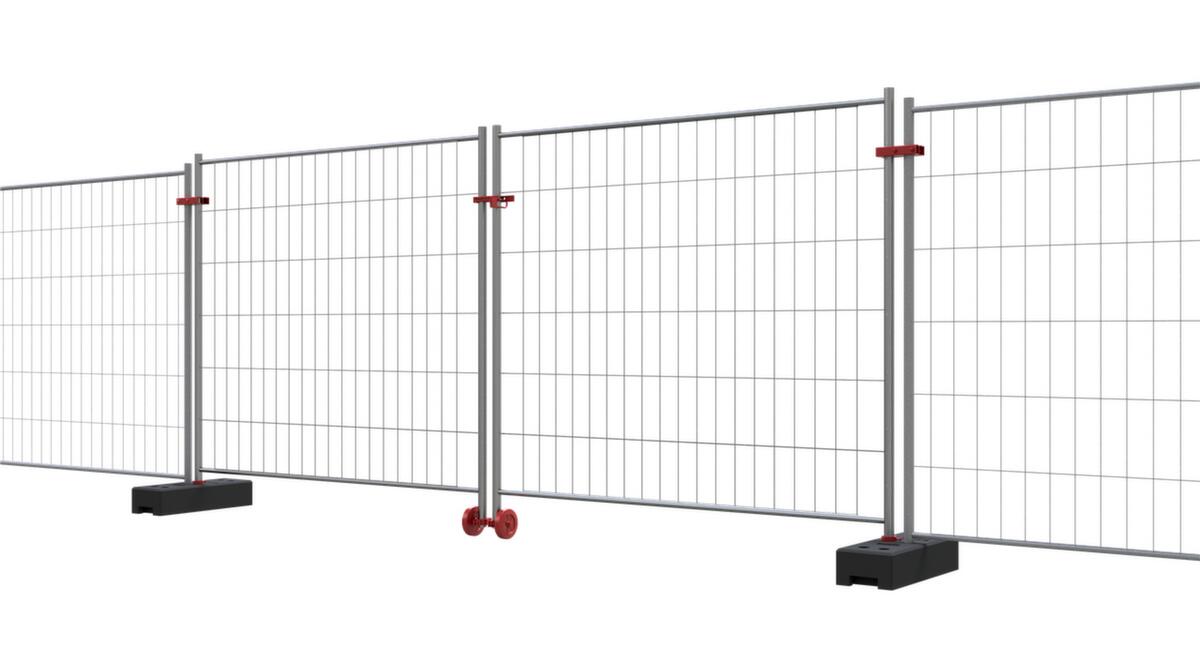 Schake Plaque de base pour clôture mobile  ZOOM