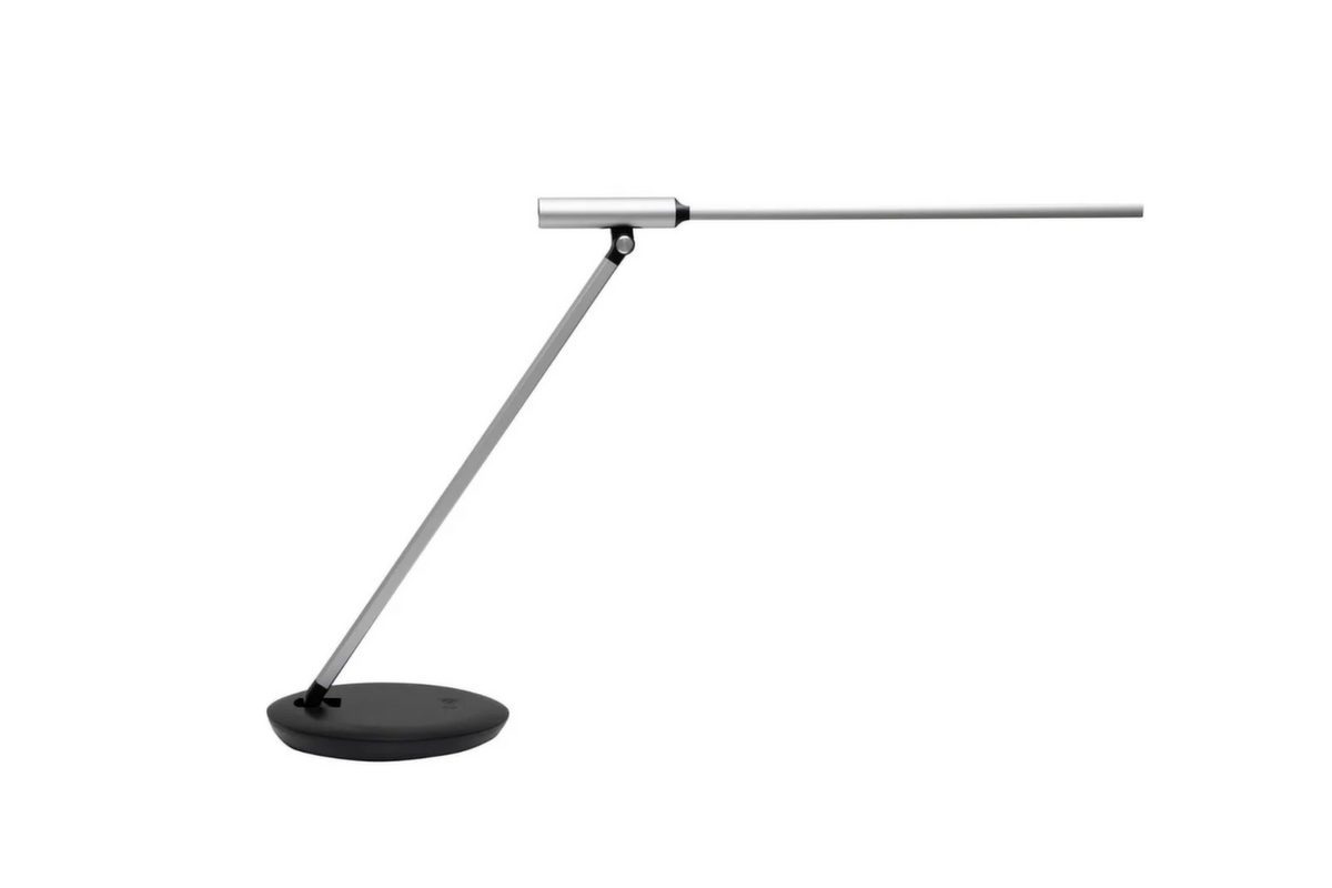 MAUL lampe de bureau à DEL avec variateur MAULrubia colour vario, lumière blanc froid à blanc chaud, argent/noir  ZOOM