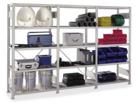 META Erweiterbares Lagerregal CLIP mit Fachlast bis 350 kg