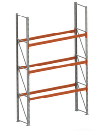 META Palettenregal MULTIPAL für 8 Paletten, 2870 mm breit, 4 Lagerebenen