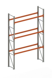 META Palettenregal MULTIPAL für 8 Paletten, 2900 mm breit, 4 Lagerebenen