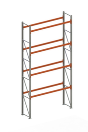 META Palettenregal MULTIPAL für 10 Paletten, 2700 mm breit, 5 Lagerebenen
