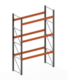 META Palettenregal MULTIPAL für 12 Paletten, 2870 mm breit, 4 Lagerebenen