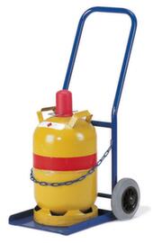Rollcart Flaschenkarre, für 1 x 11 kg Propangas Flasche, Luft-Bereifung