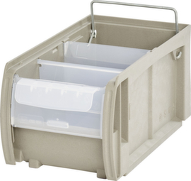 BITO Sichtlagerkasten mit Schiebescheibe