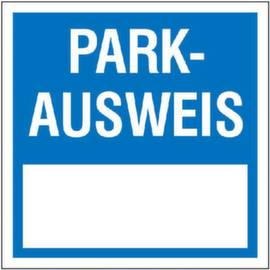 Parkausweis-Anhänger SafetyMarking®