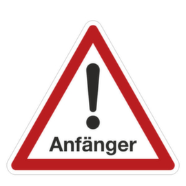 Hinweisschild SafetyMarking®, "Anfänger"