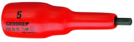 GEDORE VDE IN 19 6 VDE-Schraubendrehereinsatz 1/2" Innen-6-kant 6 mm