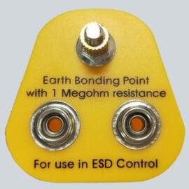 ESD Erdungsstecker für Anti-Ermüdungsmatte, gelb