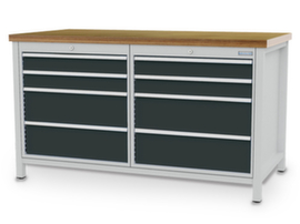 Bedrunka + Hirth Kastenwerkbank mit Multiplexplatte