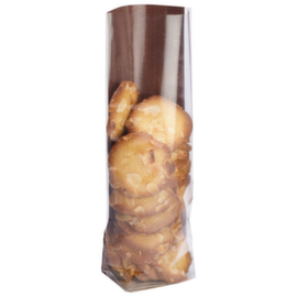 Bedruckte Kekstüte Jute dunkelbraun -120 x 275 mm