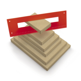 Briefkarton braun 225 x 150 x 25 mm