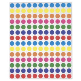 Farbige Markierungspunkte sortiert 15 mm