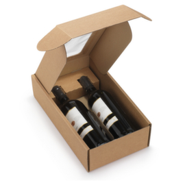 Flaschenkarton mit Sichtfenster