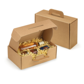 Flaschenkoffer mit natürlicher Optik