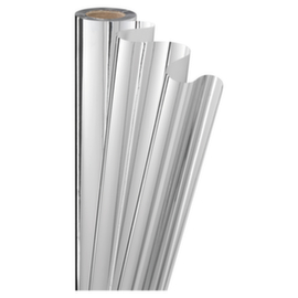 Geschenkfolie in Metalloptik silber